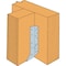 Simpson Strong-Tie Simpson Strong-Tie 10.37 in. H X 3.56 in. W 14 Ga. Galvanized Steel Joist Hanger HU412 - alternate 2